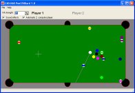 A screenshot of the program Pool Billiard 1.0
