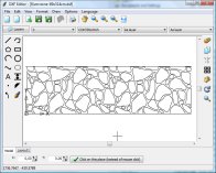 A screenshot of the program DXF Editor 1.0