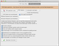 Screenshot von PDF Passwort Knacker und PDF Sicherheit fr Mac 1.0.